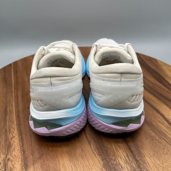 Asics Gel Kayano 27 Shoes Womens Size 8 White Running Comfort Walking Sneakers - Picture 4 of 8